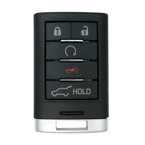For Cadillac SRX 2010-2015 5-Button NBG009768T (PN:22865375)  w/Hatch & Rmt Start 315Mhz Smart Key