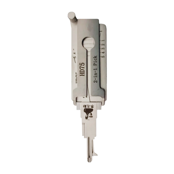 Original Lishi 2 in 1 for  Honda  Motorcycles & Scooters HD75/HON31R   Ignition  (Anti-Glare)