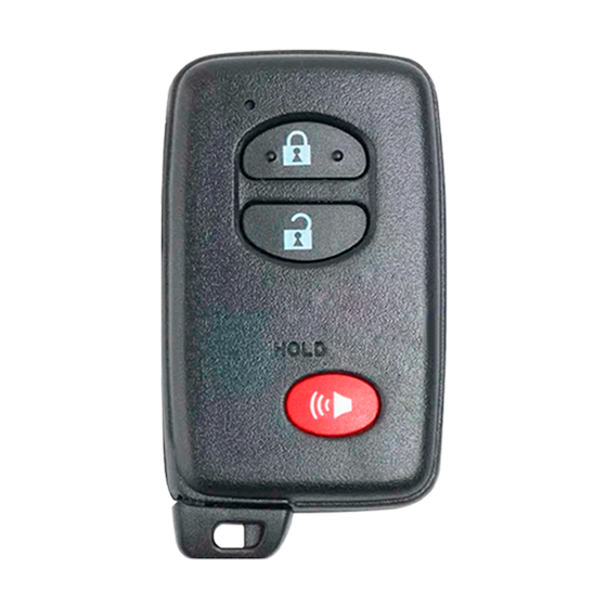 For Toyota 4Runner-Prius-Venza 2009-2019 3-Button  HYQ14ACX (PN:89904-47370)  GNE-5290  LXP90 Blade  315Mhz Smart Key  (B)