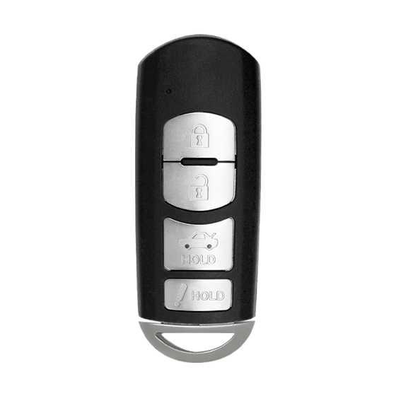 For Mazda CX-5 CX-9 2016-2019  4-Button  WAZSKE13D01 FSK (PN:TKY2-67-5DY)  Hitag Pro/49 Chip/MAZ24R Blade w/Hatch Smart Key 315Mhz