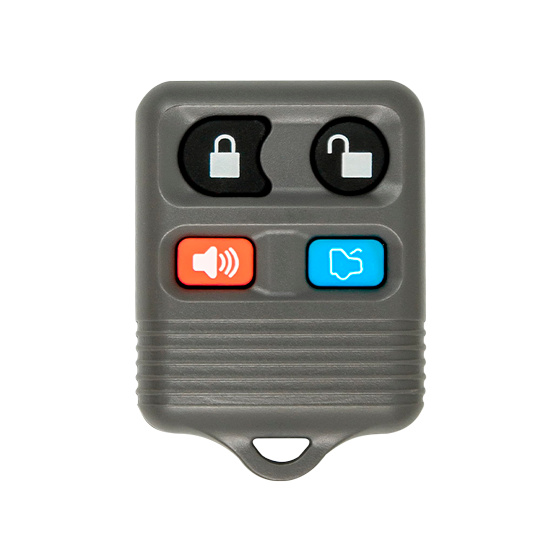 For Ford- Lincoln-Mercury  1995-2006  4-Button  CWTWB1U343  w/Trunk    GREY Keyless Entry Remote