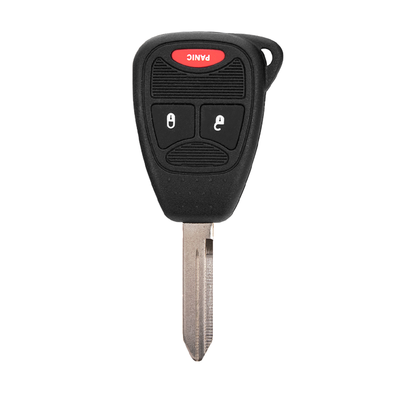 Metallo PREMIUM For  Chrysler-Dodge-Jeep OHT692427AA  3-Button Remote Head Key Shell    Small Button (T)