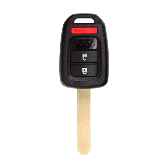 Metallo PREMIUM For  Honda  2nd Gen  3-Button   2013-2016  Remote Head Key Shells (T)