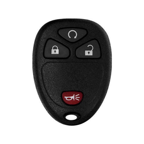 For GM   4-Button  OUC60270-OUC60221 w/Rmt Start  Keyless Entry Remote Shells    (E )