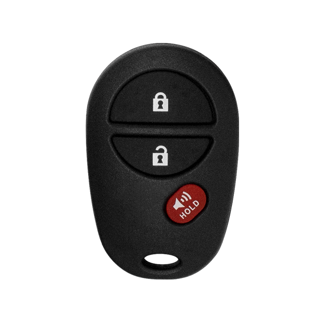 For Toyota 3-Button  GQ43VT20T Keyless Entry Remote Shells