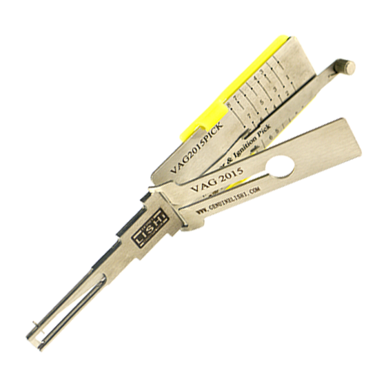 Original Lishi for HU162  VAG2015 (AG Anti-Glare)