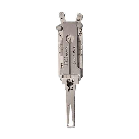 Original Lishi 2 in 1  6-Cut for Hyundai-KIA HY22/KIA7  Ign/Dr/Bt