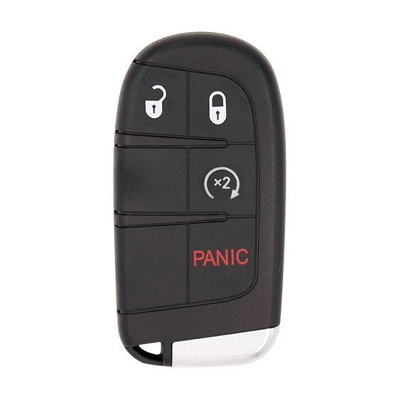 Metallo PREMIUM For  Chrysler-Dodge-Jeep 4-Button M3N-40821302 Smart Keys Shells  (T)