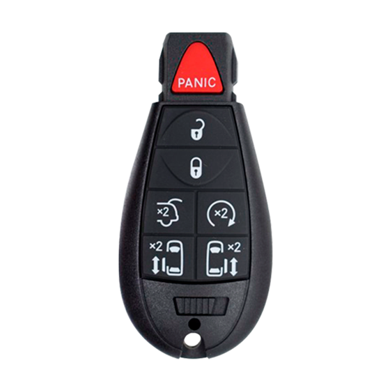 For Chrysler-Dodge-Volkswagen 2008-2019 7-Button   IYZ-C01C w/Hatch-Rmt Start  & Sliding Door  Philips 46 433Mhz Fobik Smart Key