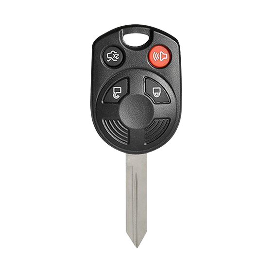 Metallo PREMIUM For  Ford 4-Button OUCD6000022 w/Trunk Remote Head Key Shells (T)