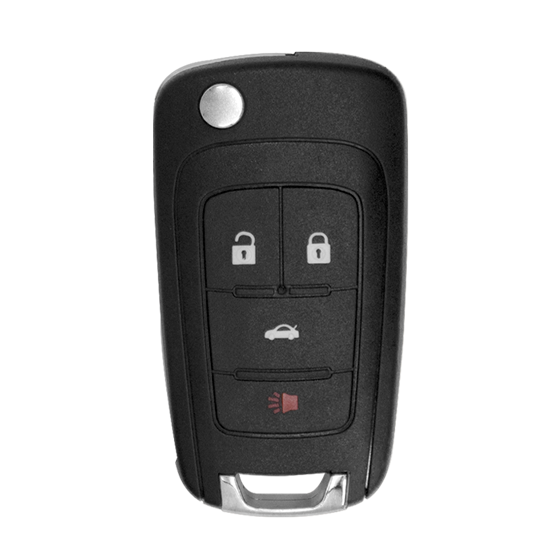 For GM 2010-2019 4-Button OHT01060512 (PN:13504200) 5912543 -5913396 w/Trunk 315Mhz Remote Flip Key  (S)