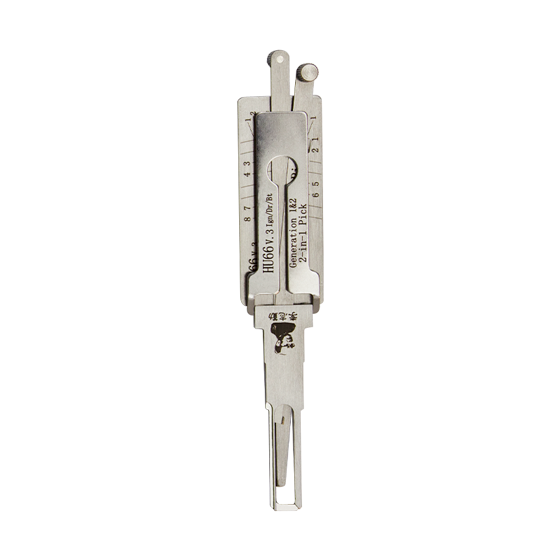 Original Lishi 2 in 1  8-Cut  for  VW-Audi  HU66   Twin Lifters