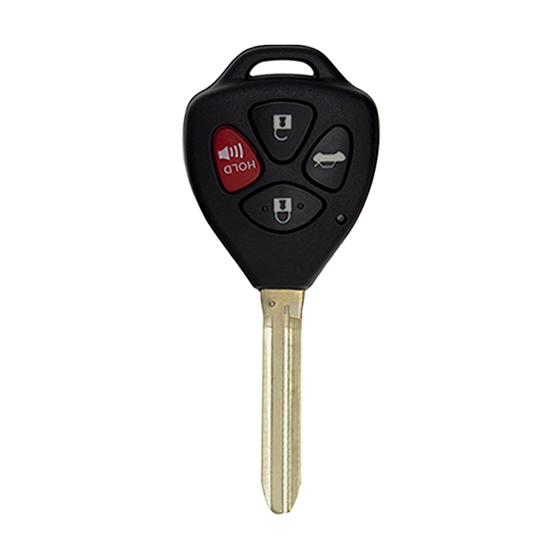 For Toyota 2007-2010   4-Button HYQ12BBY (PN:89070-06231)   4D-67 Chip w/Trunk  Remote Head Key