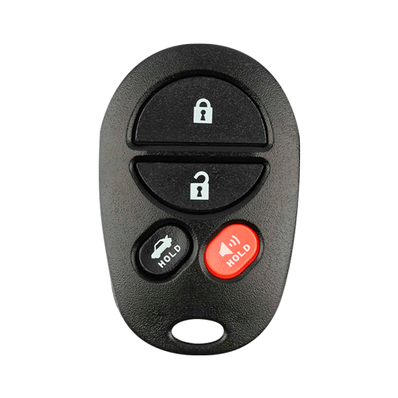 For Toyota  4-Button  GQ43VT20T w/Trunk   Keyless Entry Remote Shells
