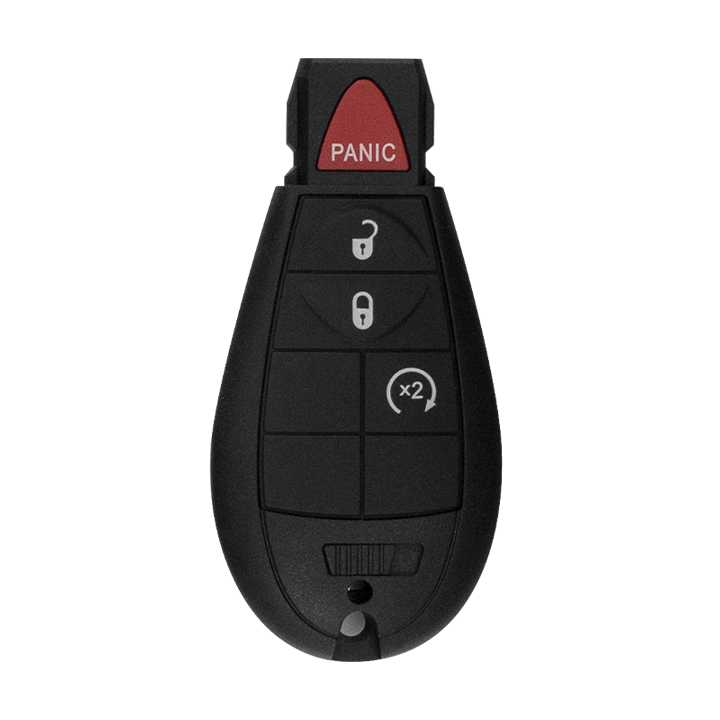 Metallo PREMIUM For Chrysler 4-Button  IYZ-C01C  w/Rmt Start  Fobik  Smart Keys Shells  (T)
