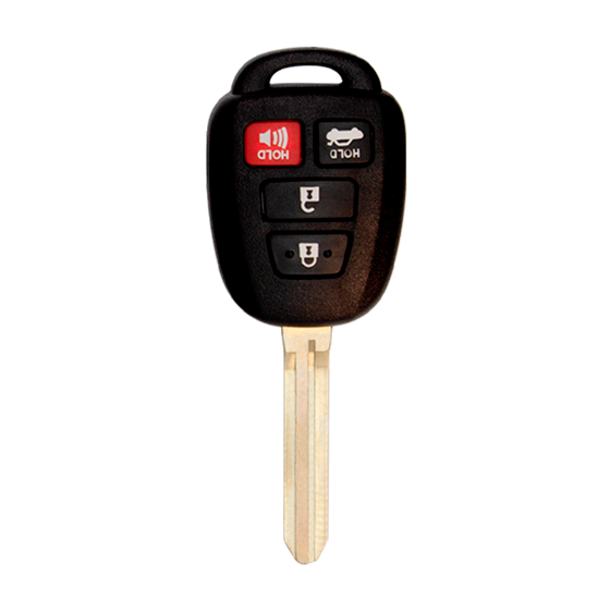 For Toyota 2014-2019   4-Button Heavy Duty  (New Style ) Remote Head Key Shells