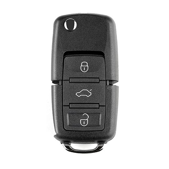 Xhorse Universal Wired Remote Flip Key for  B5 Volkswagen  Style 3-Button XKB501EN