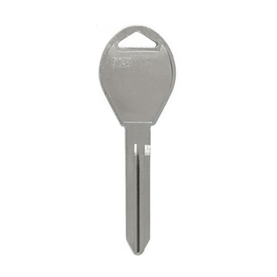10-Pack Nissan  DA34  Mechanical Metal Head Key  (Y)