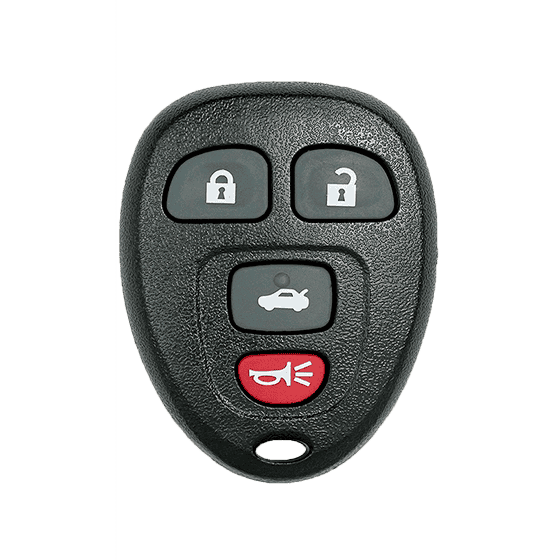 Metallo PREMIUM For  GM   4-Button  KOBGT04A    w/Trunk Keyless Entry Remote Shells (T)