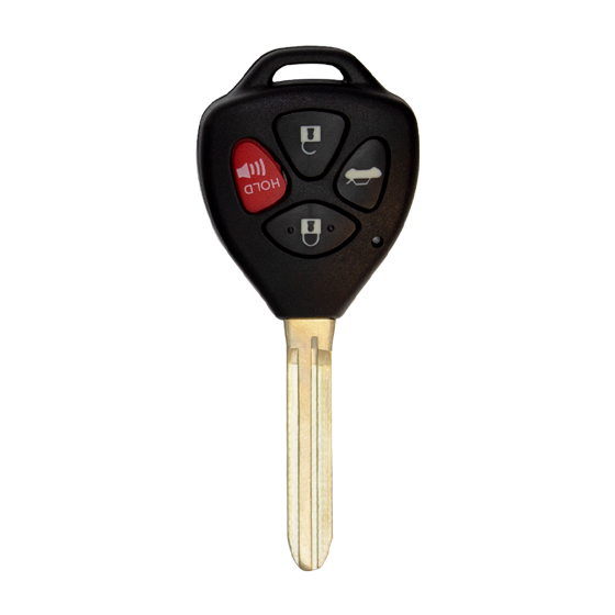 For Toyota Corolla-Avalon 2008-2012 4-Button  GQ4-29T (PN:89070-02270) w/Trunk  4D-67 Chip  315Mhz Remote Head Key  (S)