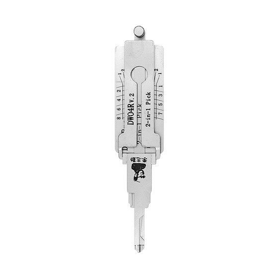 Original Lishi 2 in 1  for  GM-Chevy-Suzuki    DW04R-DW05R  (Anti-Glare)