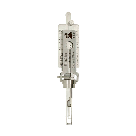 Original Lishi 2 in 1  9-Cut for   VW-Audi  HU162T (9) V.3   Side Cuts  Ignition