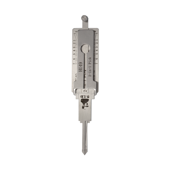 Original Lishi 2 in 1  7-Cut  for  VW-Audi  HU49 Ignition