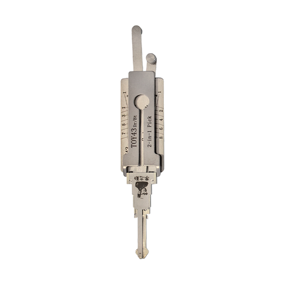 Original Lishi 2 in 1  8-Cut  for Toyota  TOY43/TR47   Dr/Bt