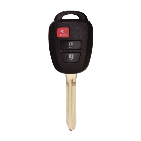 For Toyota SUV's- Truck 2013-2018 3-Button GQ4-52T (PN:89070-0R120)  TR47 Blade  H-Chip  315Mhz Remote Head Key