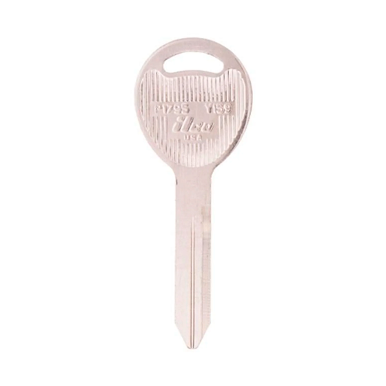 Ilco 10-Pack P1795­Y159  For Chrysler   AL01604022  Mechanical Metal Head Key