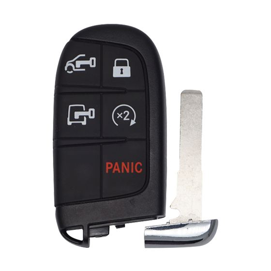For RAM ProMaster 2022-2023 5-Button M3N-40821302 (PN:7FF25LXHAB) w/Rmt Start  433Mhz Smart Key
