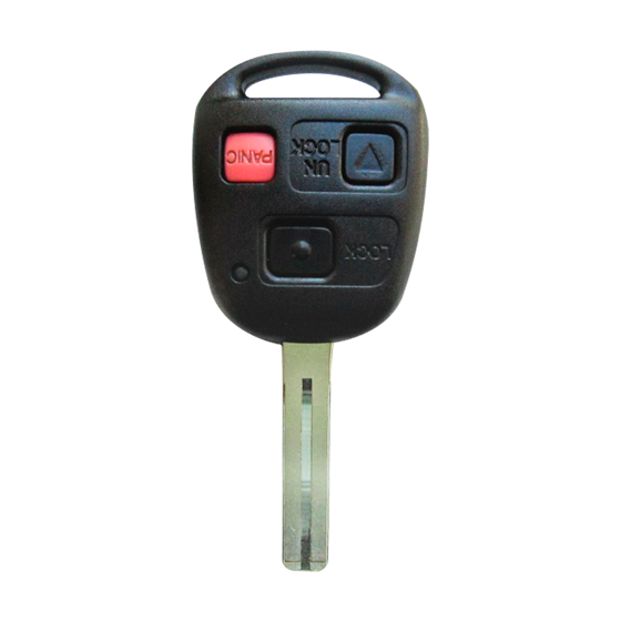 For Lexus RX300 1999-2003  3-Button NI4TMTX-1 (PN:89070-48020)   TOY48 SHORT Blade  315Mhz Remote Head Key