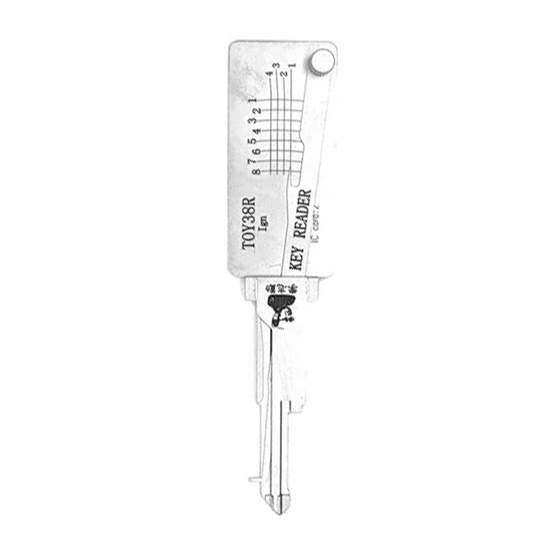 Original Lishi 2 in 1  8-Cut  for Toyota TOY38R/TR40/TR44/B72  Doors Only