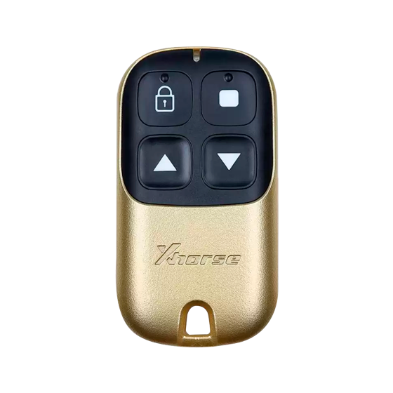 Xhorse Universal Wired Remote  Garage Door 4-Button Golden Color XKXH05EN