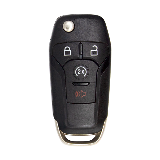 For Ford Bronco-F-Series  -Ranger 2015-2021 4-Button  N5F-A08TDA (PN:164-R8134) w/Rmt Start HU101 Blade Tex 4D-63 128-Bit 902Mhz Remote Flip key