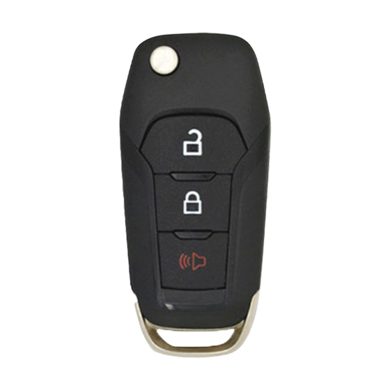 For Ford Trucks & SUV'ss 2015-2021 3-Button N5F-A08TAA (PN:164-R8130) 5923667   HU101 Blade Hitag-PRO 49 Chip (128-BIT) 315Mhz Remote Flip key  (S)