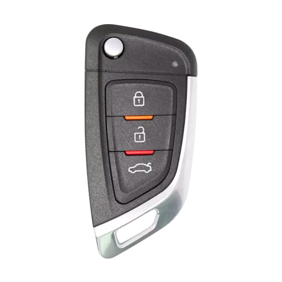 Xhorse Universal Wired Remote Flip Key for Knife Style 3-Button XKKF02EN