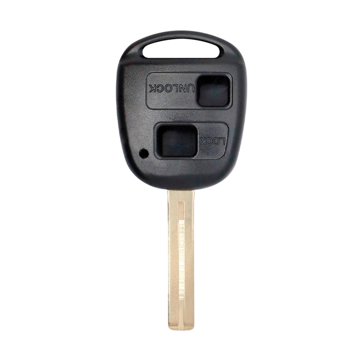 Metallo PREMIUM For  Lexus TOY48  2-Button  SHORT Blade Remote Head Key Shells (T)