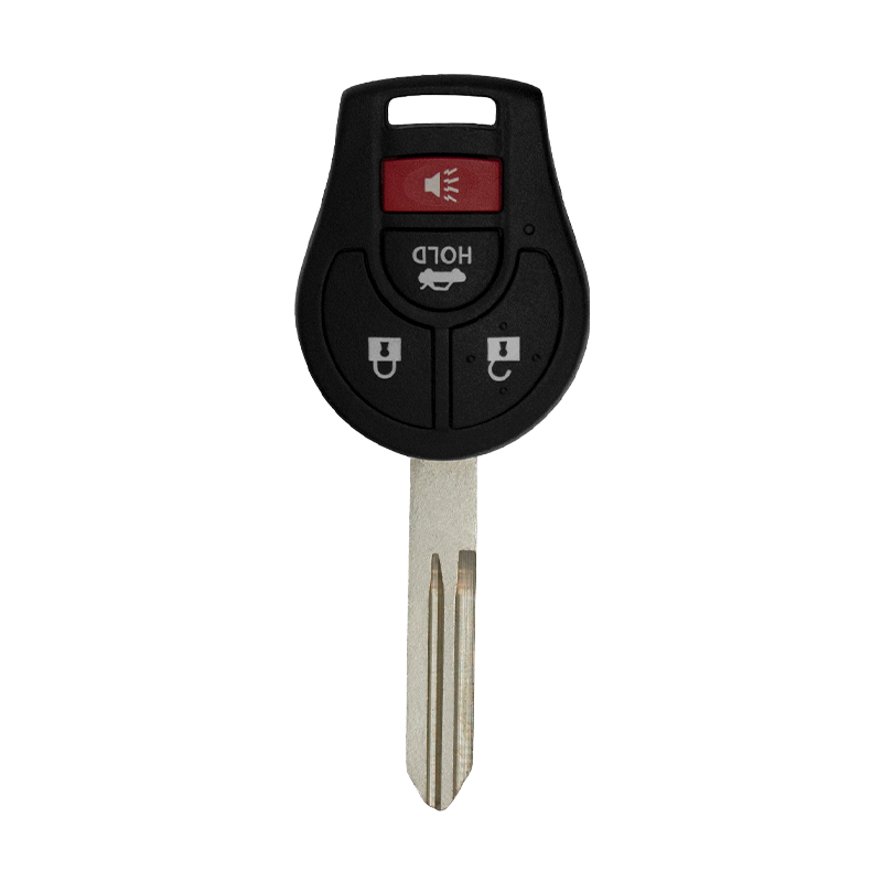 Metallo PREMIUM For  Nissan-Infiniti-Chev   2003-2019    4-Button CWTWB1U751 w/Hold & Trunk Remote Head Key Shells (T)