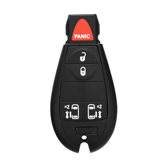 Metallo PREMIUM For  Chrysler 2008-2019  5-Button  IYZ-C01C  w/Slidding Doors   Fobik  Smart Keys Shells  (T)