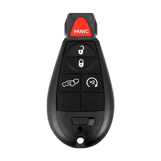 For Jeep Cherokee 2014-2019 5-Button  GQ4-53T  w/Hatch  & Rmt Start   4A Chip   433Mhz Fobik Smart Key  (B)
