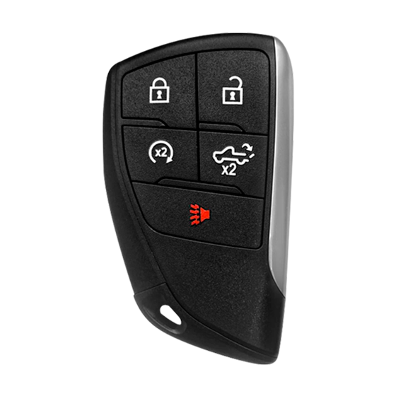 For Chevrolet Silverado 2023 5-Button YG0G21TB2 (PN:13548437) w/Rmt Start   & Tailgate 433Mhz Smart Key