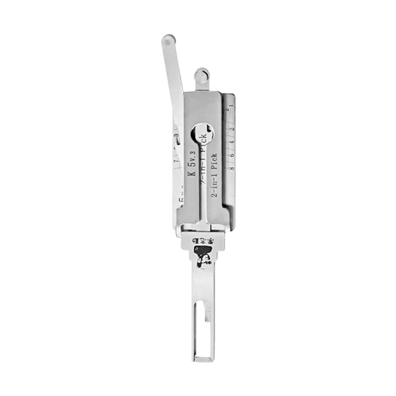 Original Lishi 2 in 1  8-Cut for  KIA Optima, Hyundai  K5/KK12/  V.3   5 dpths (Anti-Glare)