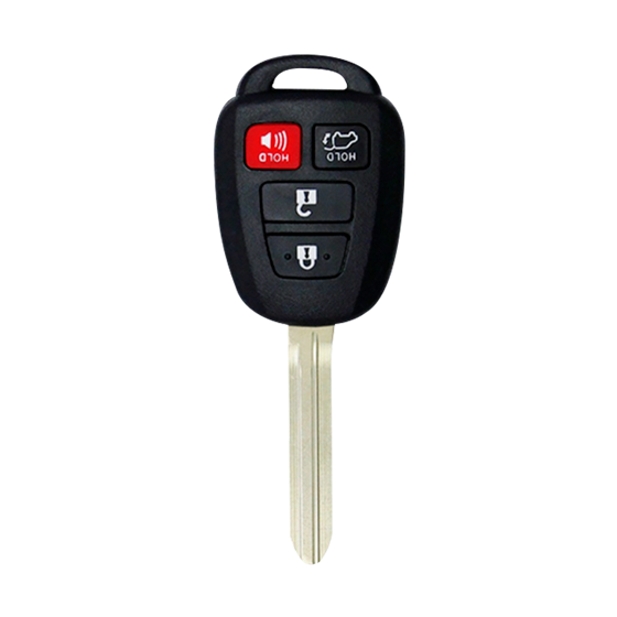Metallo PREMIUM For Toyota SUV's 2013-2018 4-Button GQ4-52T (PN:89070-0R100) w/Hatch   H-Chip  315Mhz  Remote Head Key  (A)