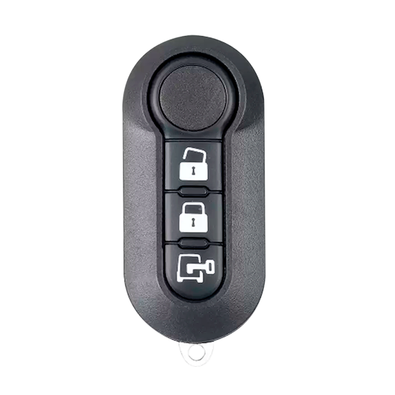 Metallo PREMIUM For  Fiat 500L 2014-2020  3-Button   RX2TRF198 Marelli System w/Trunk  Remote Flip Key (B)