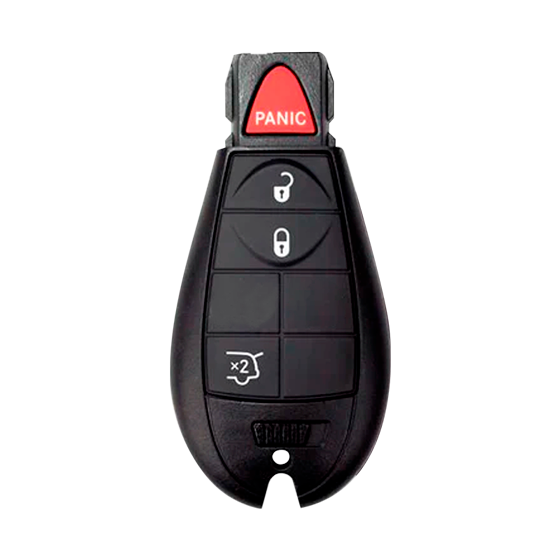 Metallo PREMIUM For  Chrysler-Dodge-Jeep 4-Button IYZ-C01C w/Hatch Fobik Smart Keys Shells   (T)