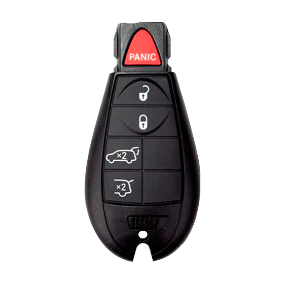 For Chrysler-Dodge-Jeep 5-Button IYZ-C01C w/Hatch & Windows Fobik Smart Keys Shells