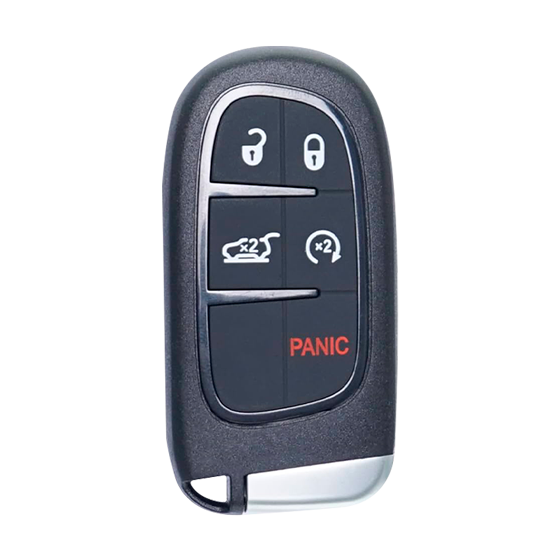 Metallo PREMIUM For  Chrysler-Dodge-Jeep (SUV's)  5-Button  M3N40821302w/Rmt Start Smart Keys Shells  (T)