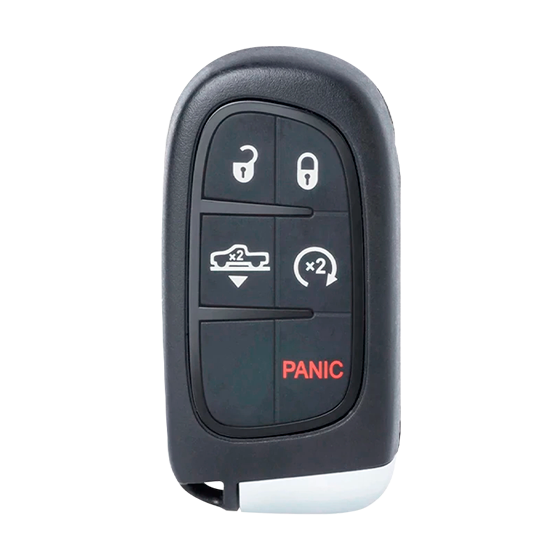 Metallo PREMIUM For  Chrysler-Dodge-Jeep Pick Up 5-Button   M3N-40821302 w/Air Susp & Rmt Start  Smart Keys Shells   (T)
