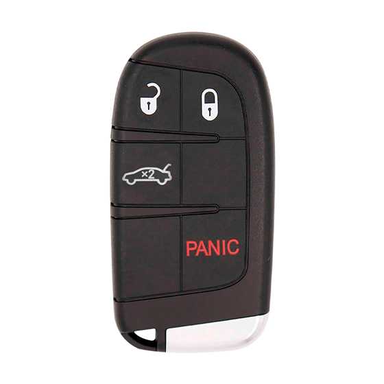 For Chrysler-Dodge-Jeep 4-Button M3N40821302 w/Trunk Smart Keys Shells